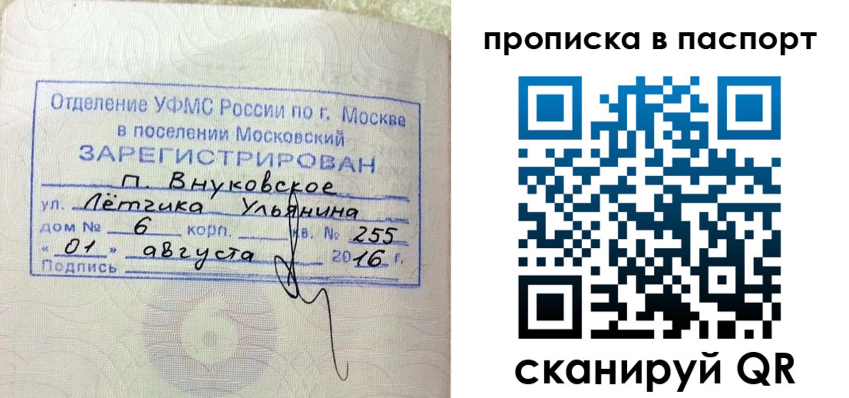 временная прописка в Долгопрудном